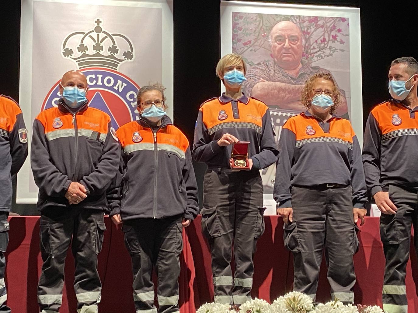 Fotos: Protección Civil, José Cascales Muñoz y Juan de la Peña, homenajeados en el ‘Día de la Ciudad’