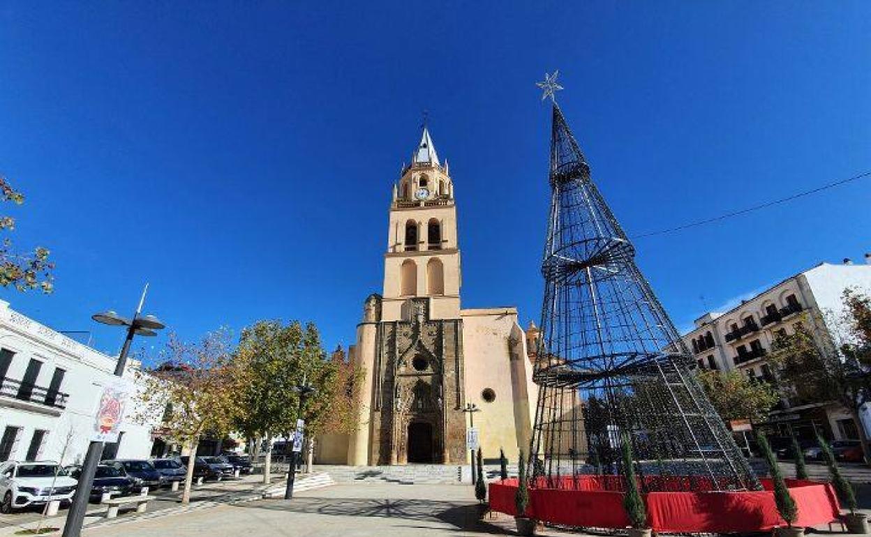 Postales navideñas instaladas en la Plaza del Corazón de María 