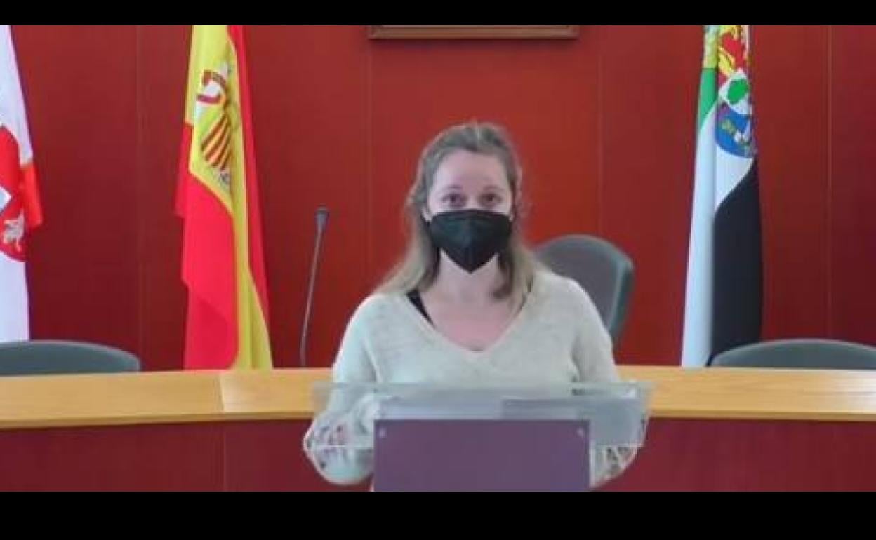 Carmen Romero en rueda de prensa 