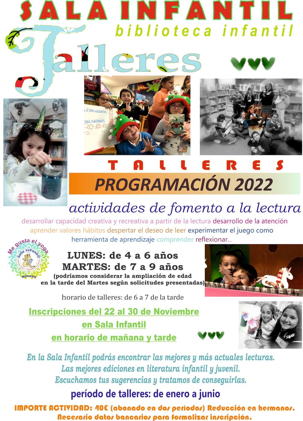 Cartel de la actividad 