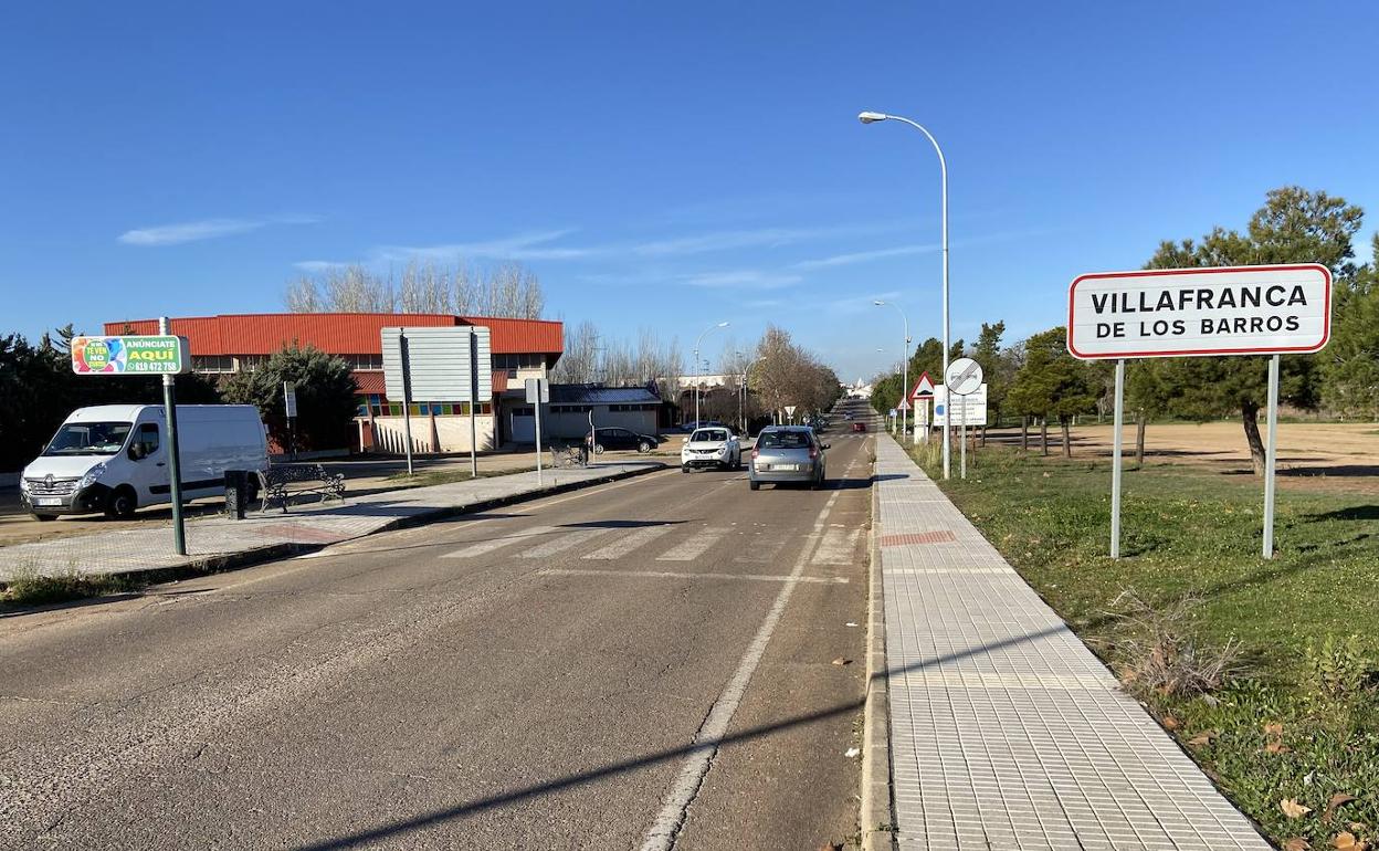 Travesía EX342 en Villafranca de los Barros 