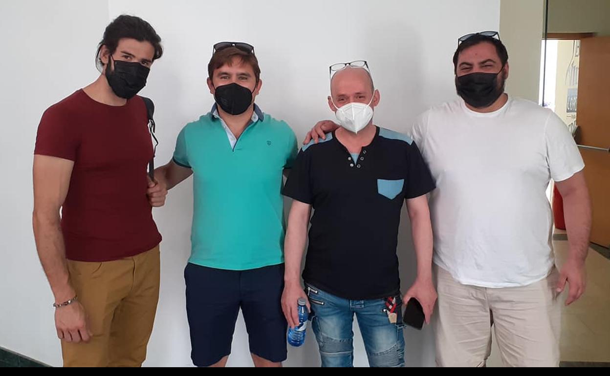 Algunos integrantes del equipo