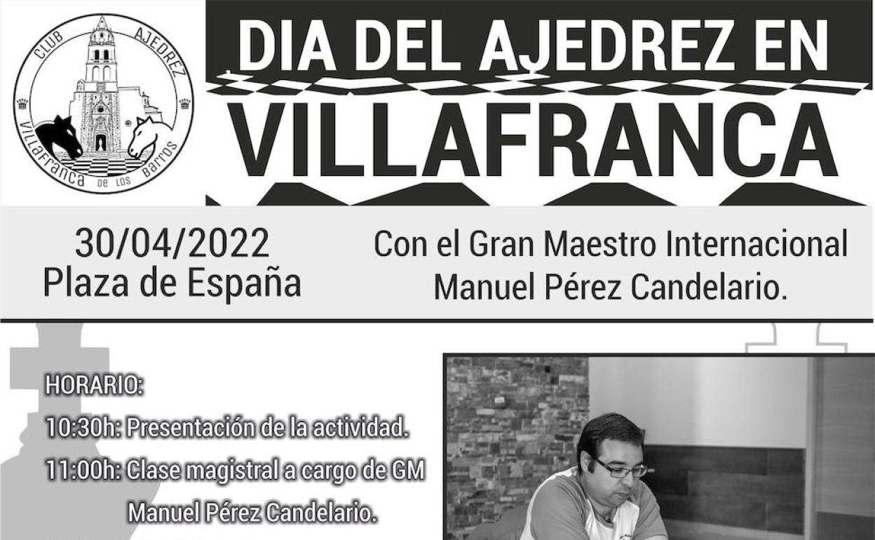 Día del ajedrez en Villafranca para el próximo 30 de abril