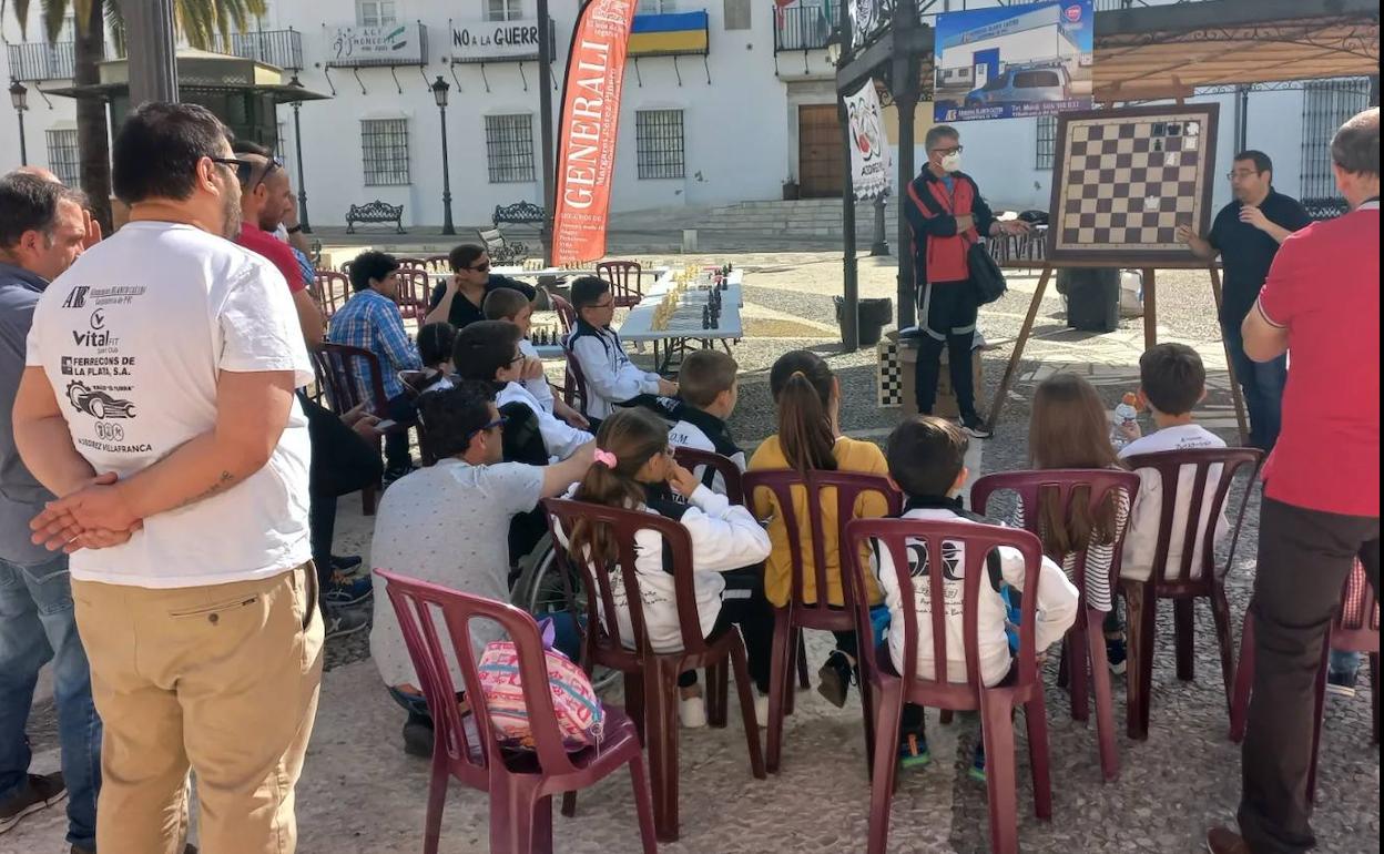 Gran día del ajedrez en Villafranca
