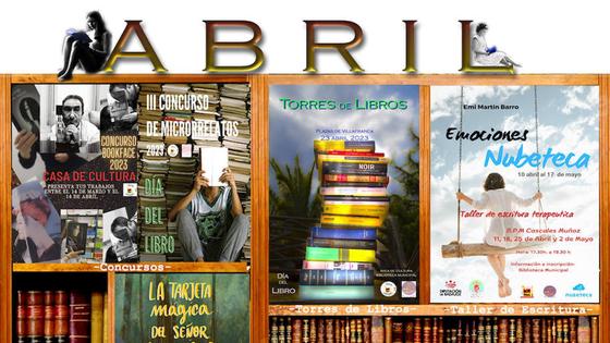 El libro, protagonista de las actividades culturales de este mes de abril en Villafranca