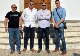 Integrantes del sindicato en Villafranca.