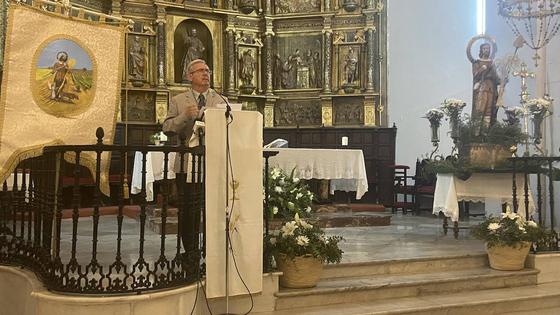 Ramón Manzano proclamó un pregón centrado en la figura de San Isidro Labrador