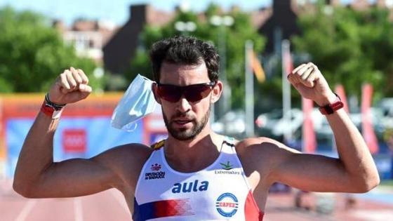 Álvaro Martín, mínima olímpica para París 2024