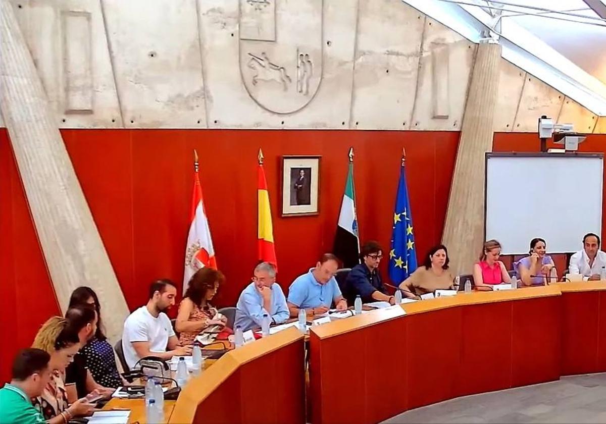 Ayer, en el Pleno de constitución del Ayuntamiento de Villafranca de los Barros