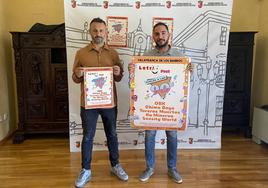 Javier Pardo, concejal de Festejos, junto al gerente de Panorama Producciones, David Baviano.