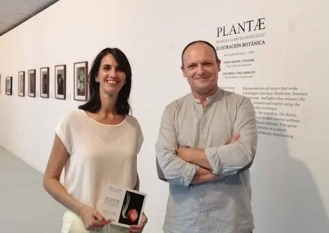 Manuel García González junto a Miriam García Cabezas.