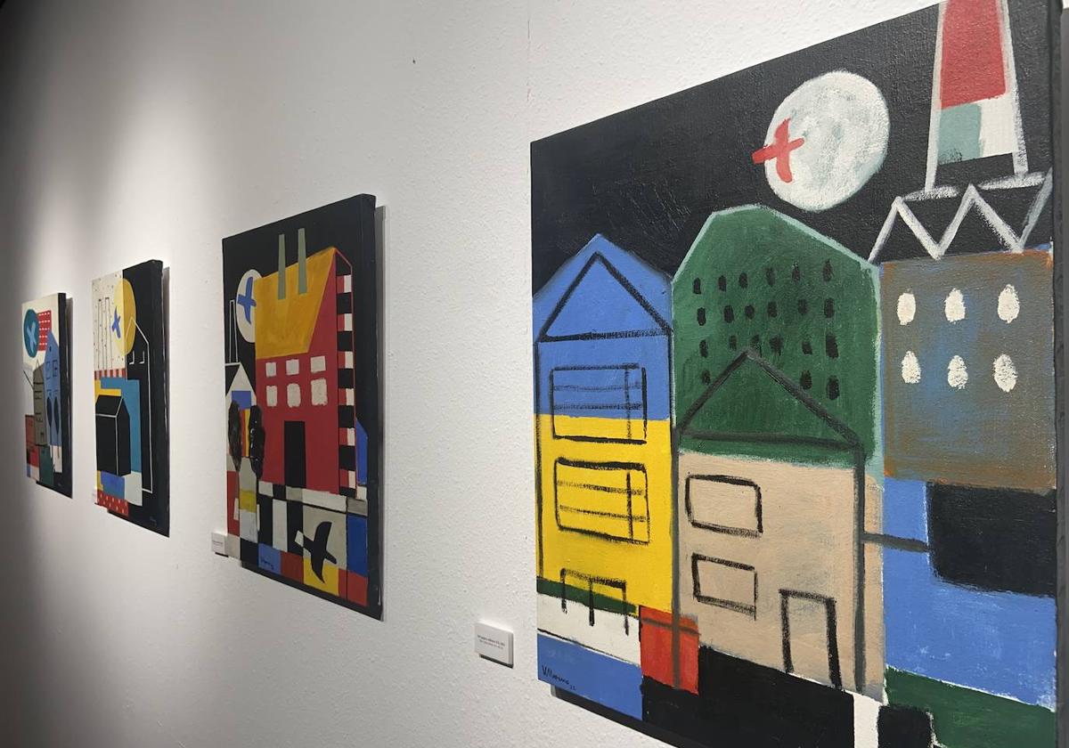 Miguel Villarino expone 'La noche oscura y el pájaro solitario' en la casa de cultura