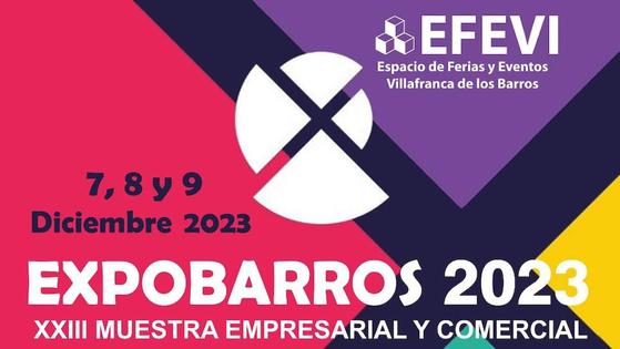 La XXIII Muestra Empresarial y Comercial 'Expobarros' se celebrará del 7 al 9 de diciembre