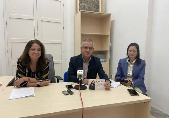 Somos Villafranca Cs en rueda de prensa.