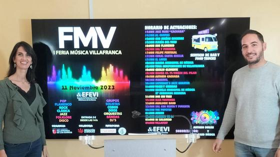 La I Feria de la Música de Villafranca (FMV) congregará en Efevi a cerca de 30 agrupaciones musicales