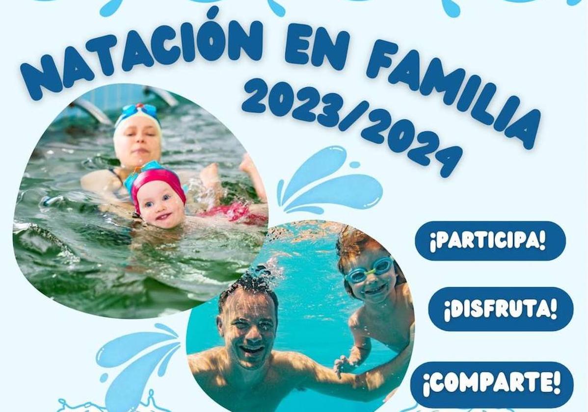 Natación en familia, nueva actividad en la piscina climatizada