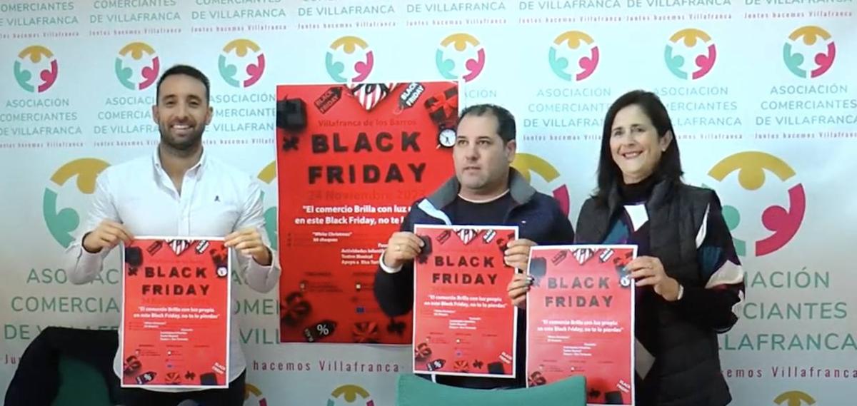 El comercio de Villafranca celebra el Black Friday con un sorteo de 60 cheques de 10 euros