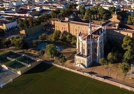Vista aérea del Colegio San José de Villafranca.