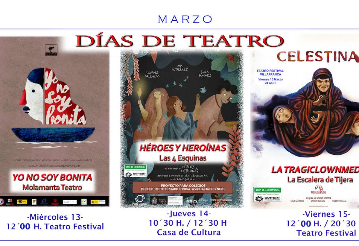 Los escolares de Villafranca disfrutarán de tres obras teatrales en esta semana