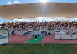 Casi 2000 personas acudieron al Municipal para ver el partido de ida de la SP Villafranca-Azuga.