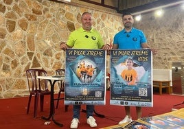 El presidente de la asociación de Vecinos 'El Pilar', Manuel López, y Javier Diestre, coordinador de la carrera.