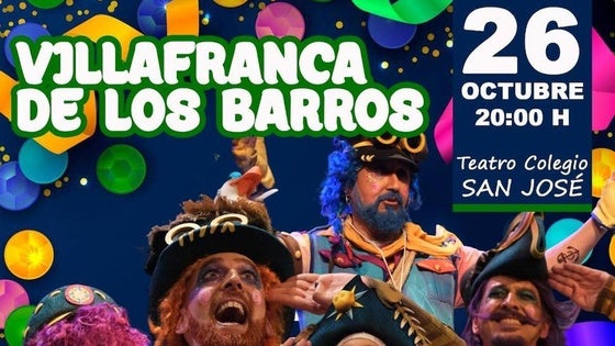 El carnaval se adelanta al 26 de octubre en Villafranca con la visita de 'Los Colgaos'