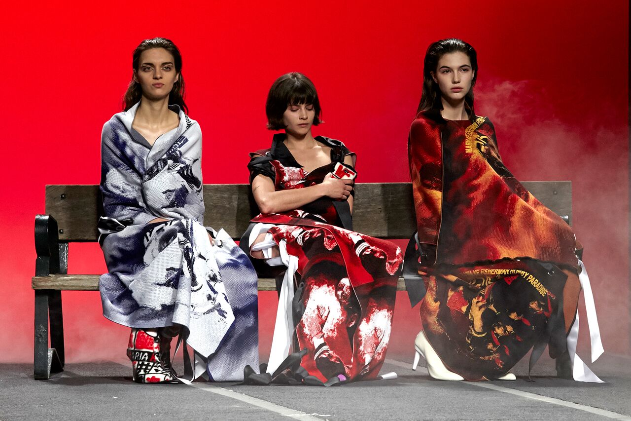 Modelos que han desfilado este año en Pasarela Cibeles para María Lemus