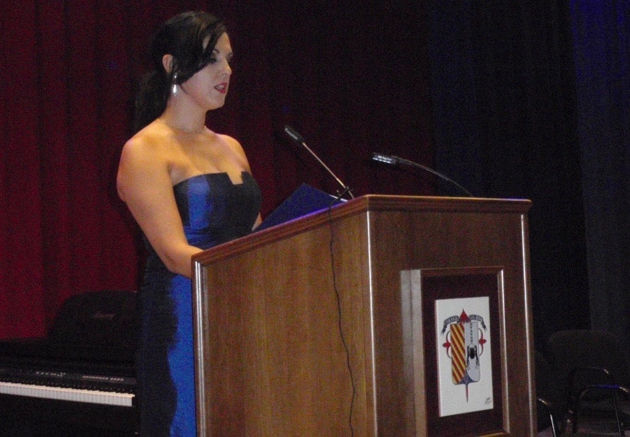 La pregonera de la XX Fiesta de la Vendimia, Ana Belén Cadaval