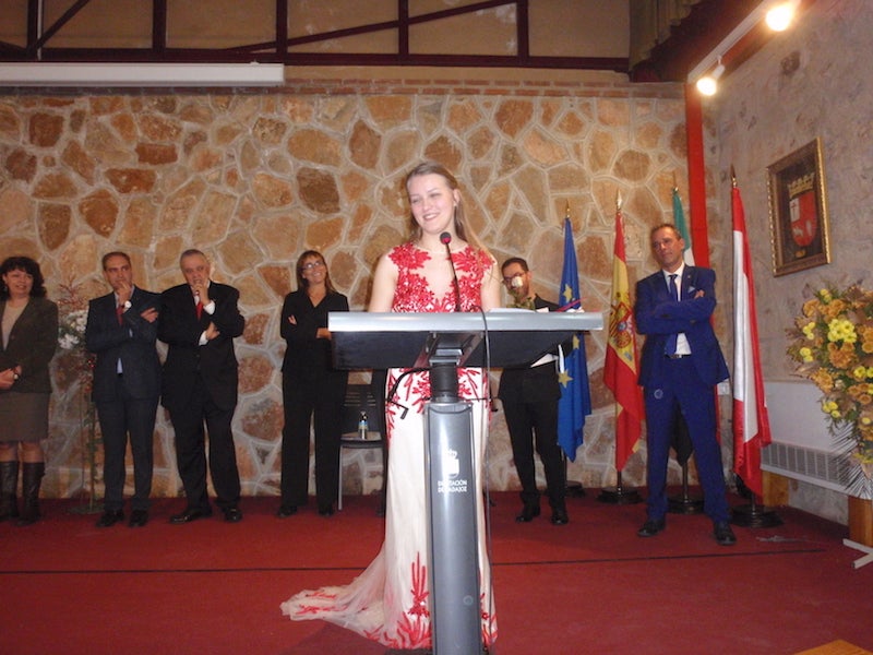 Rolanda Ginkute agradece la concesión del primer premio