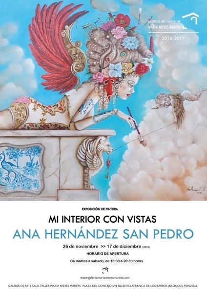 La artista extremeña Ana Hernández San Pedro presenta su exposición “Mi interior con vistas”
