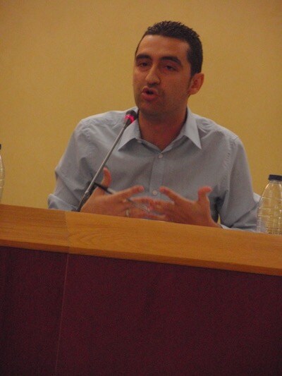 Cristóbal Torres, durante un reciente pleno municipal. 