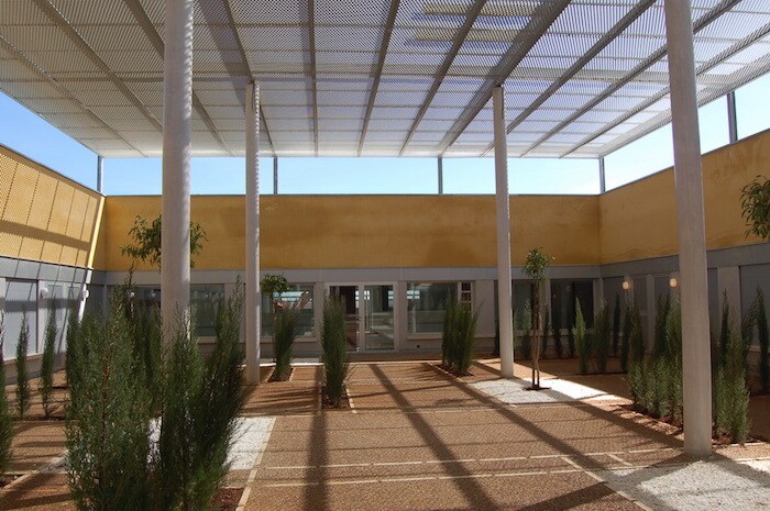 Interior del Hospital Tierra de Barros.