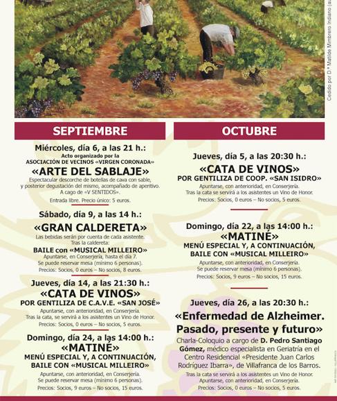 Cartel con la obra pintada por Matilde Mimbreo Indiano. 