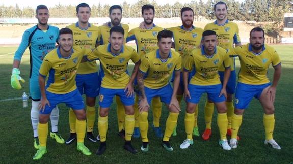 Equipo de la SP Villafranca que se enfrentó inicialmente al CD Usagre en el primer partido de liga. 