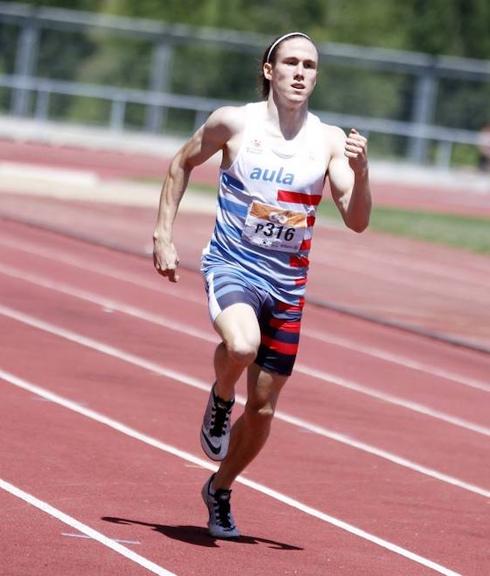 Gonzalo Alba en pleno esfuerzo. 