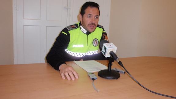 José Carlos Sánchez Zapata, inspector jefe de la policía local. 