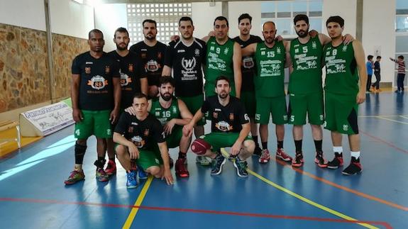 Una formación del CB Villafranca. 