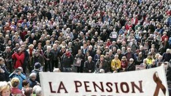 Los pensionistas de Villafranca saldrán a la calle este sábado. 