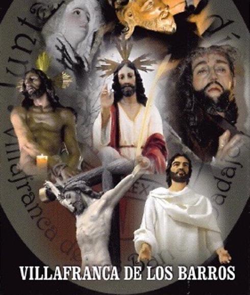 Composición con imágenes de la Semana Santa de Villafranca. 