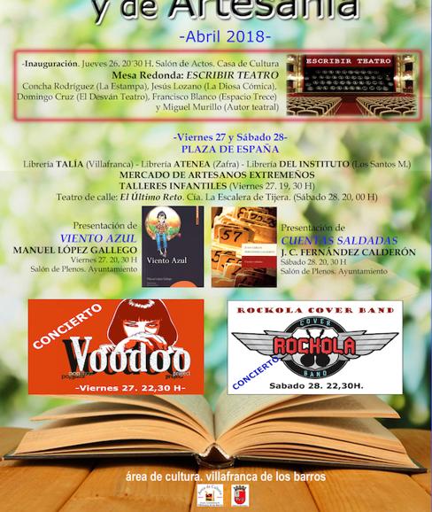 Comienza en Villafranca la Feria del Libro y Artesanía