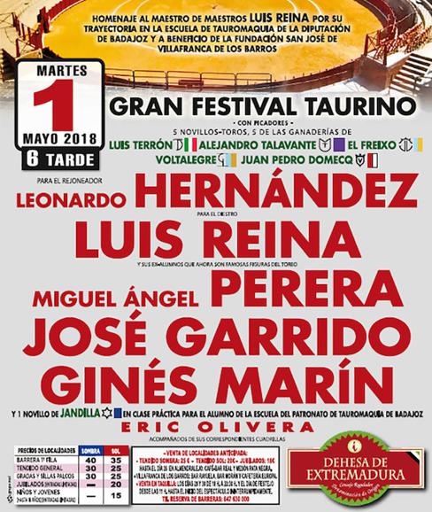 Cartel del festejo. 