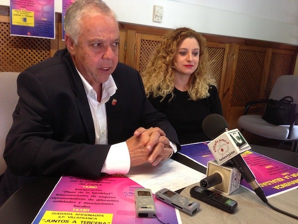 Ramón Ropero y Leticia Araya han presentado esta mañana Convivencia 'por la Igualdad'. 