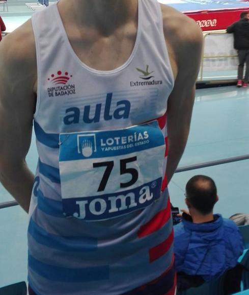 El atleta del CAPEX Manuel Ridruejo. 