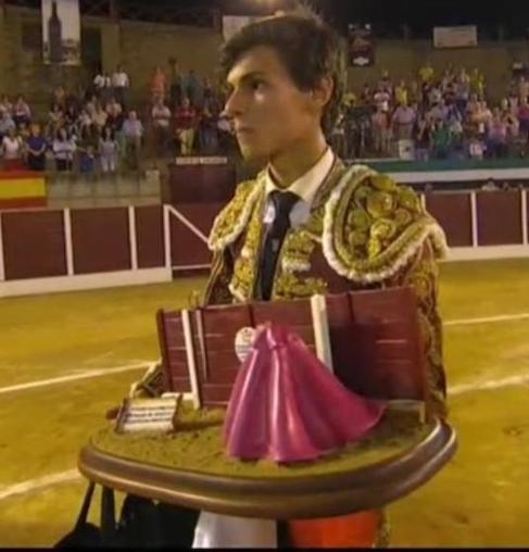 Carlos Domínguez, ganador del VI Certamen de Novilladas en Clase Práctica de la Diputación de Badajoz