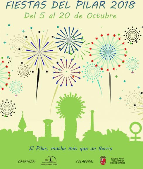 Cartel de las Fiestas del Pilar 2018. 