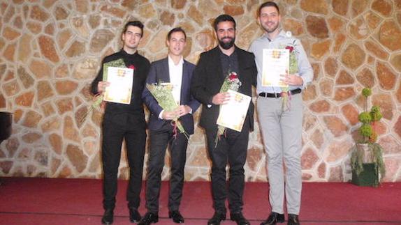 El dúo Oslo Ópera Dúo (flauta y piano) y David Martín (violonchelo), ganan ex aequo el premio del 'Pedro Bote'