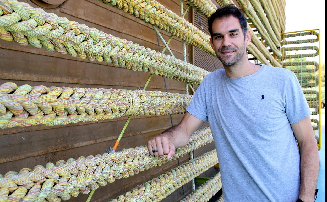 José Manuel Calderón, en el Palacio de Congresos de Villanueva de la Serena. 