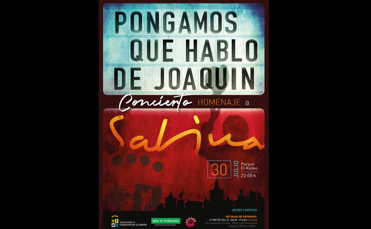 El Parque El Rodeo acoge esta noche un concierto homenaje a Joaquín Sabina