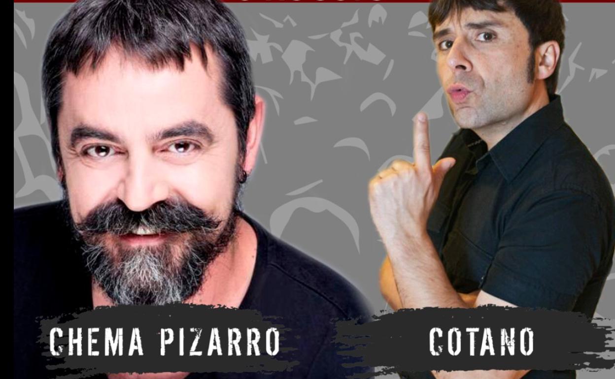 Chema Moreno y Cotano arrancarán carcajadas el próximo viernes en La Jabonera