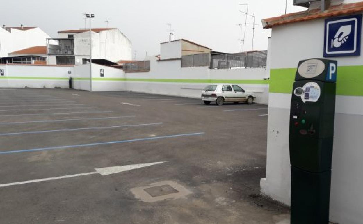 Aparcamiento de San Benito en Villanueva de la Serena. 